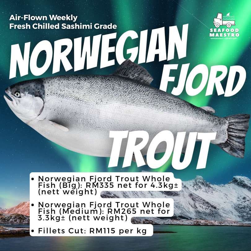 <a> Fresh Chilled Norwegian Fjord Trout - Sashimi Grade
