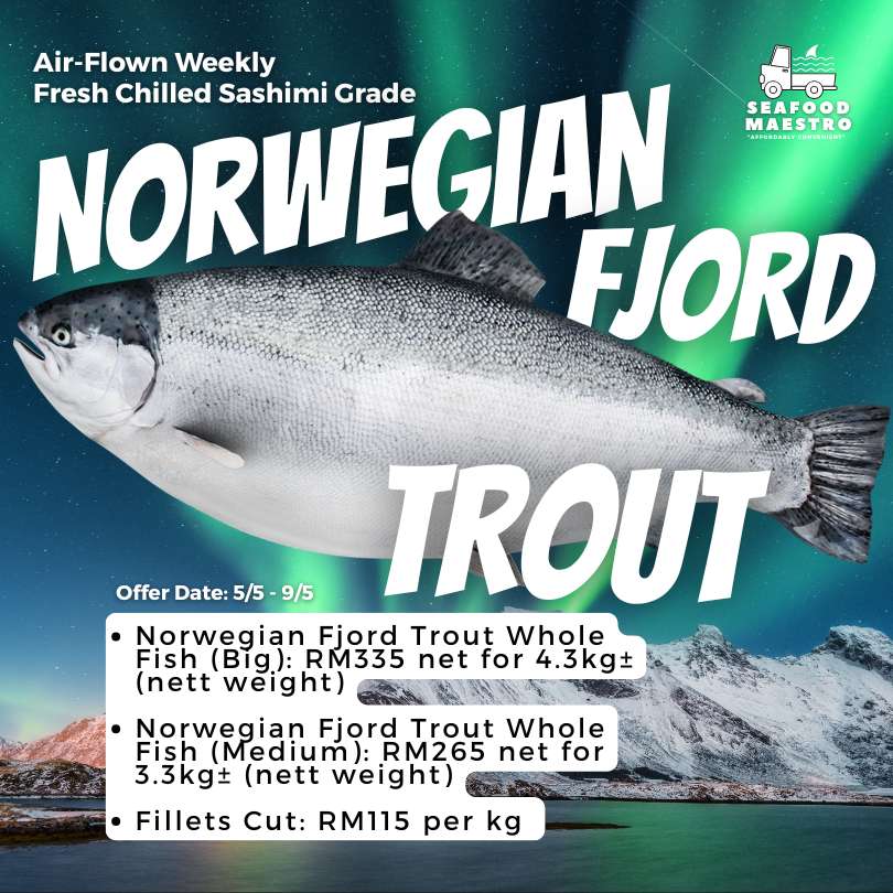 <a> Fresh Chilled Norwegian Fjord Trout - Sashimi Grade