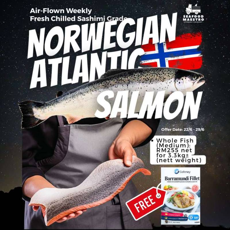 <a> Fresh Chilled Norwegian Atlantic Salmon - Sashimi Grade