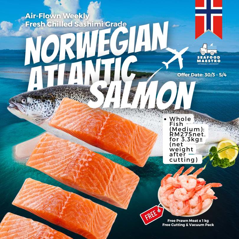<a> Fresh Chilled Norwegian Atlantic Salmon - Sashimi Grade