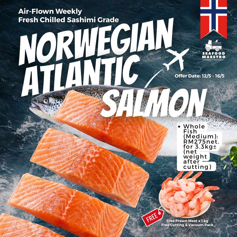 <a> Fresh Chilled Norwegian Atlantic Salmon - Sashimi Grade